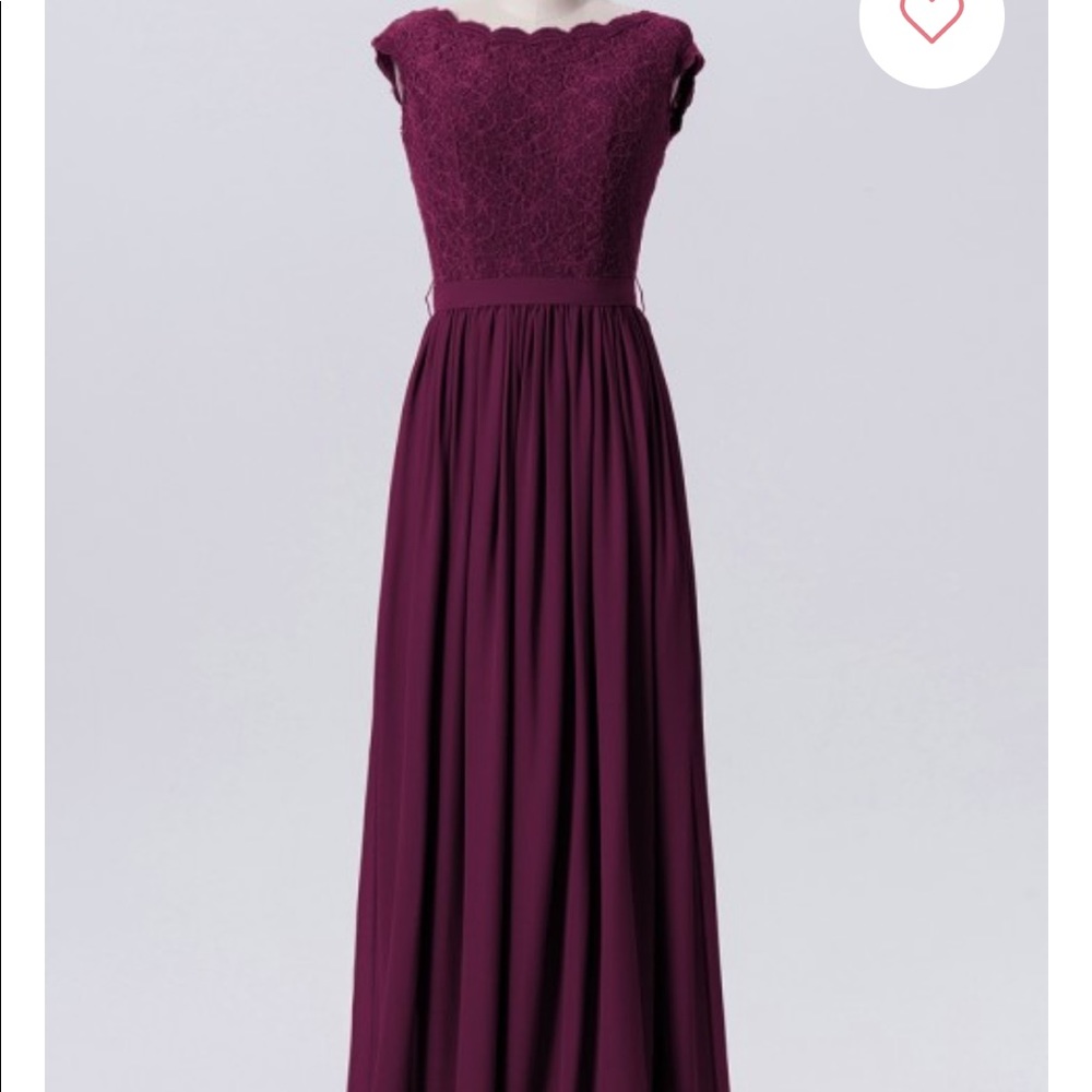 Vinibelle bridesmaid dress in burgandy